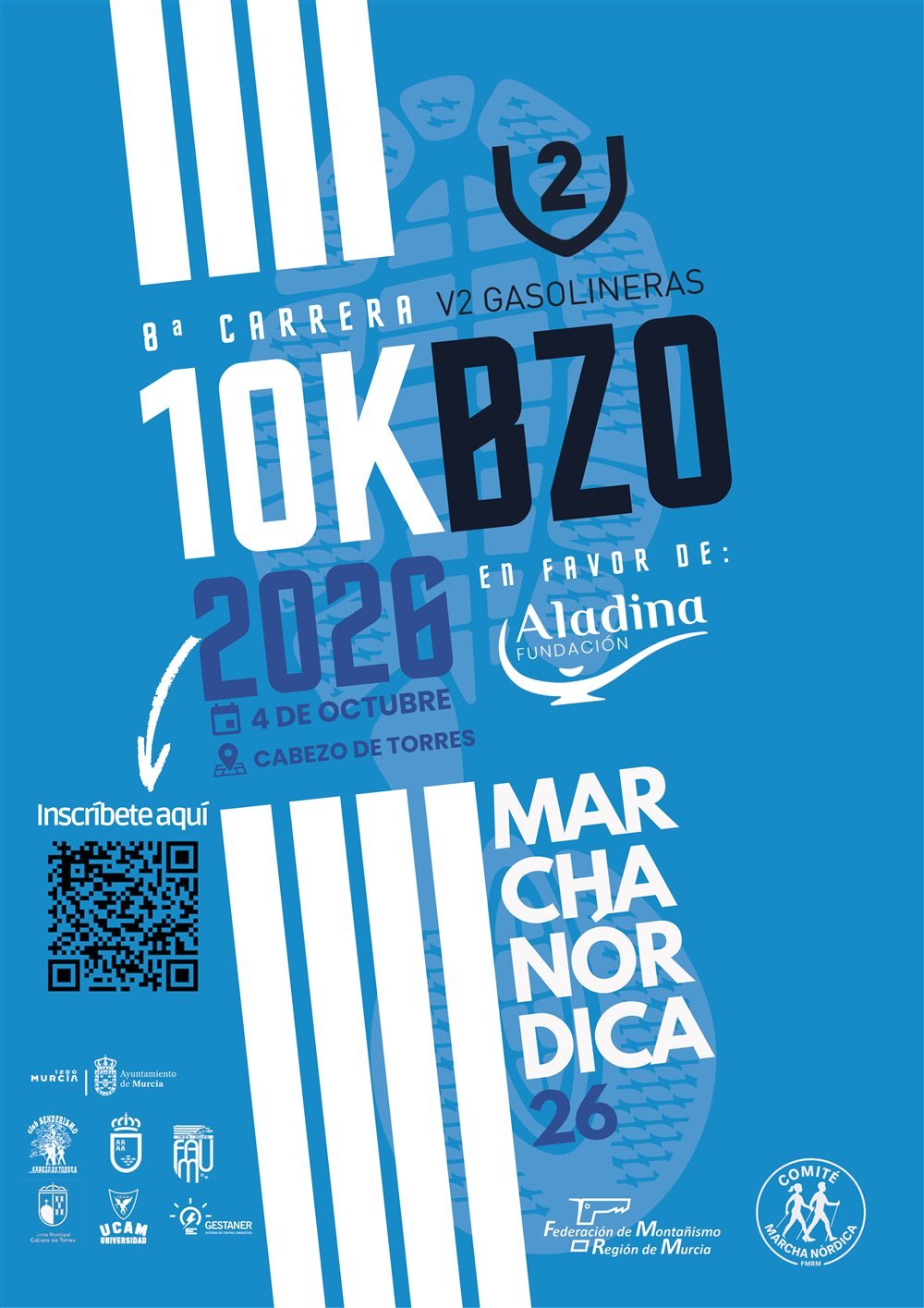 Cartel de 8ª Carrera 10KBZO Cabezo de Torres
