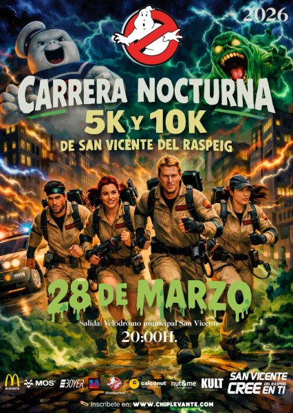 Cartel de 10K y 5K San Vicente del Raspeig