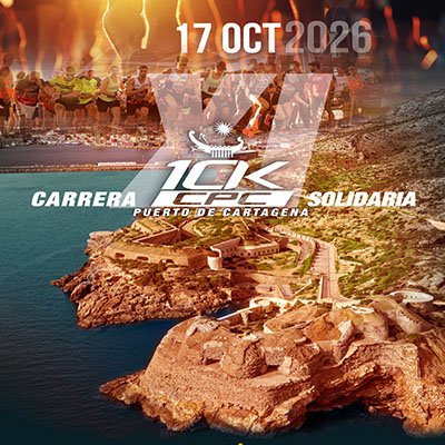 Cartel de XI 10KCPC Carrera Solidaria Puerto de Cartagena