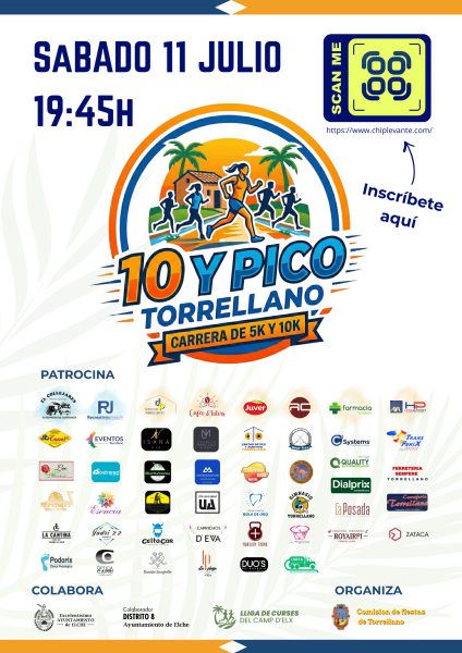 Cartel de Carrera 10 y Pico Torrellano