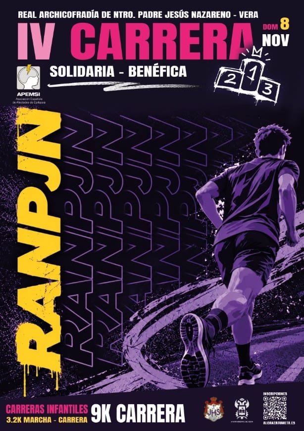 Cartel de Carrera Benéfica Ranpjn