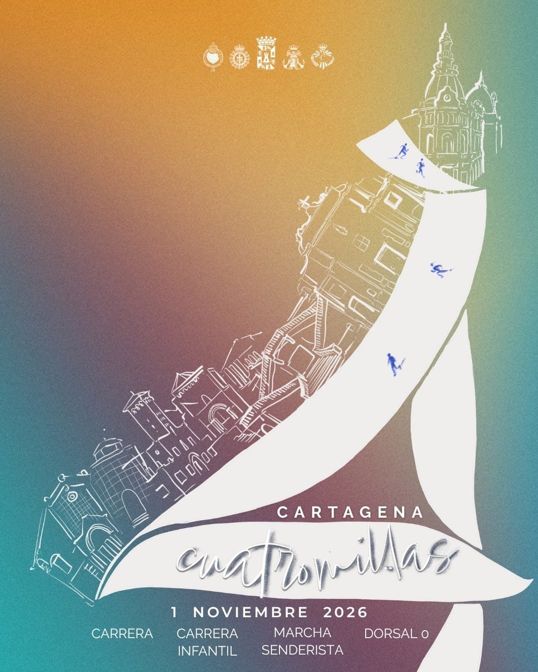 Cartel de IV Carrera Cofrade Cuatro Millas