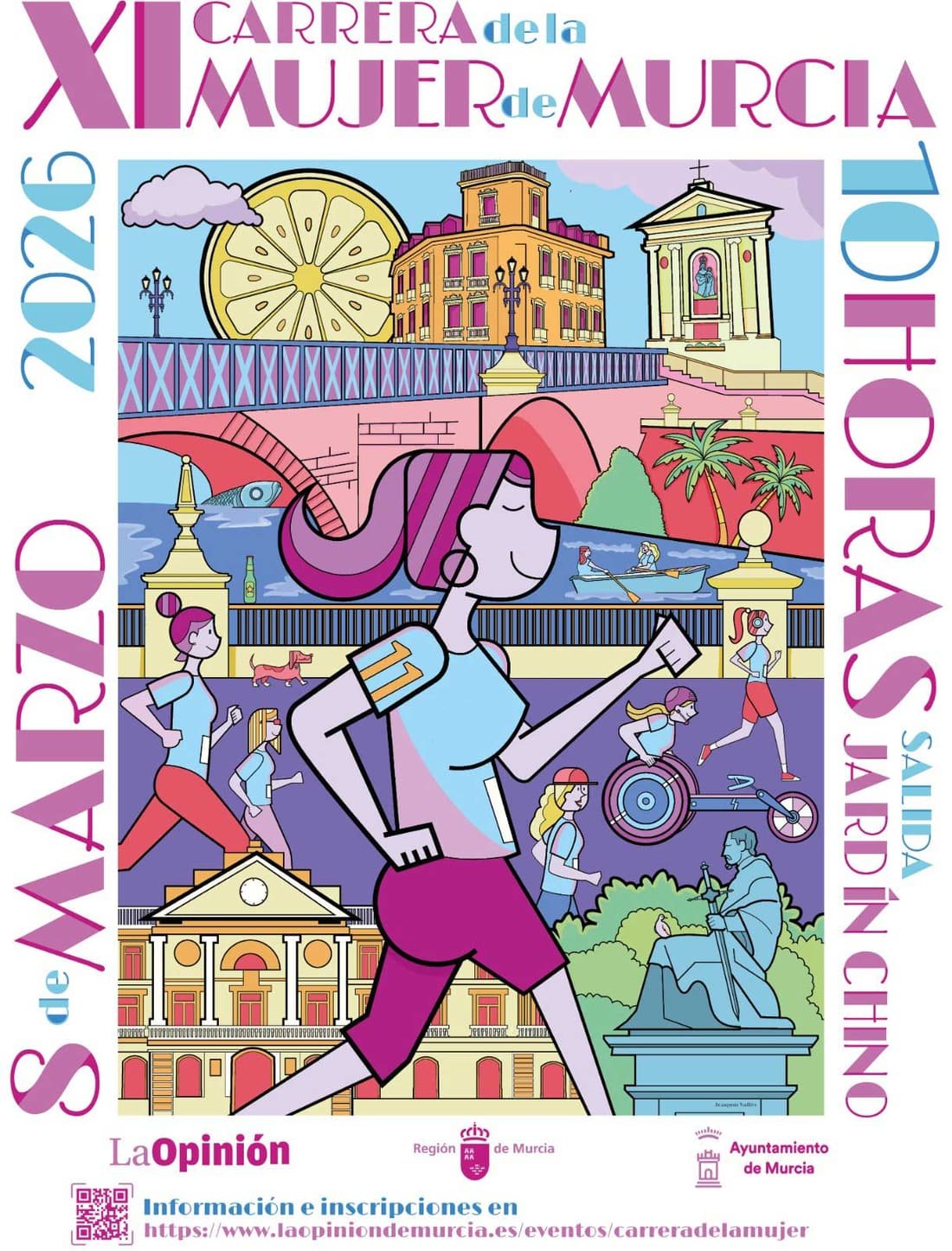 Cartel de Carrera de la Mujer Murcia