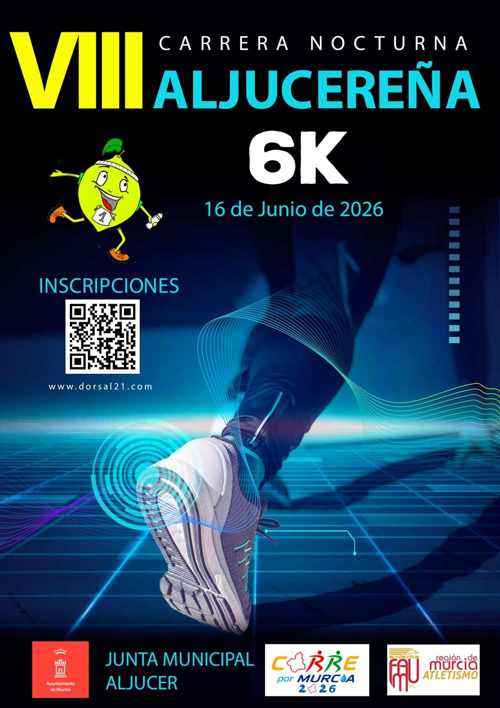 Cartel de Carrera Nocturna Aljucereña