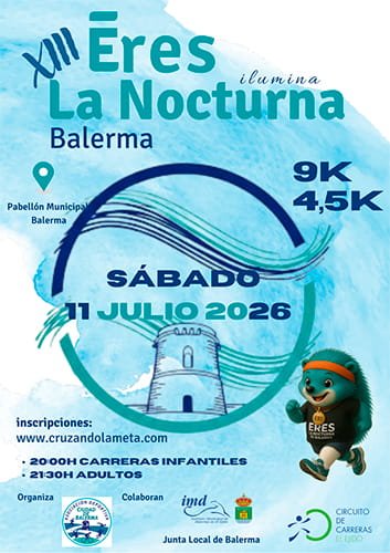 Cartel de Carrera Nocturna Ciudad de Balerma