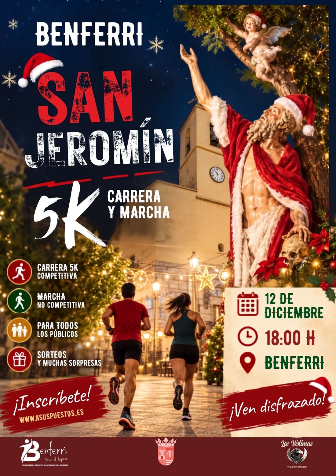 Cartel de I Carrera Popular San Jeromín