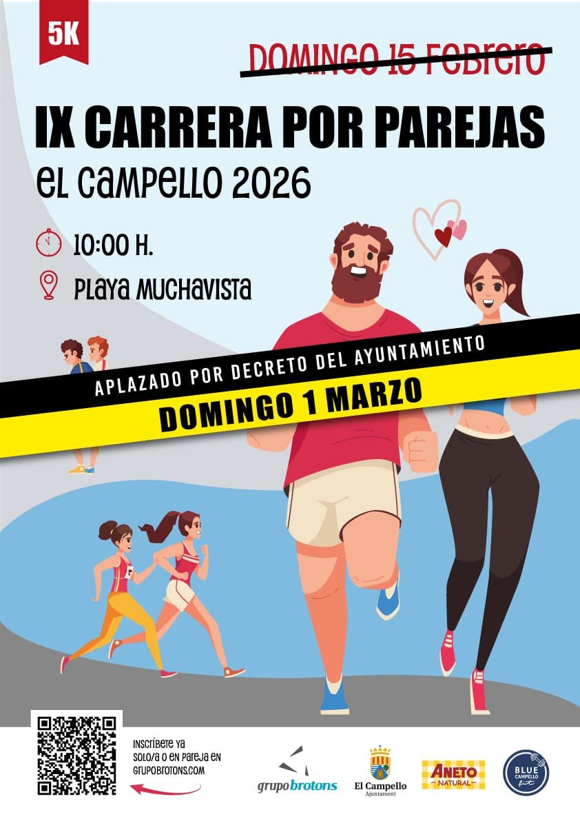 Cartel de Carrera por Parejas El Campello