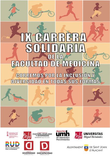 Cartel de Carrera Solidaria Facultad de Medicina