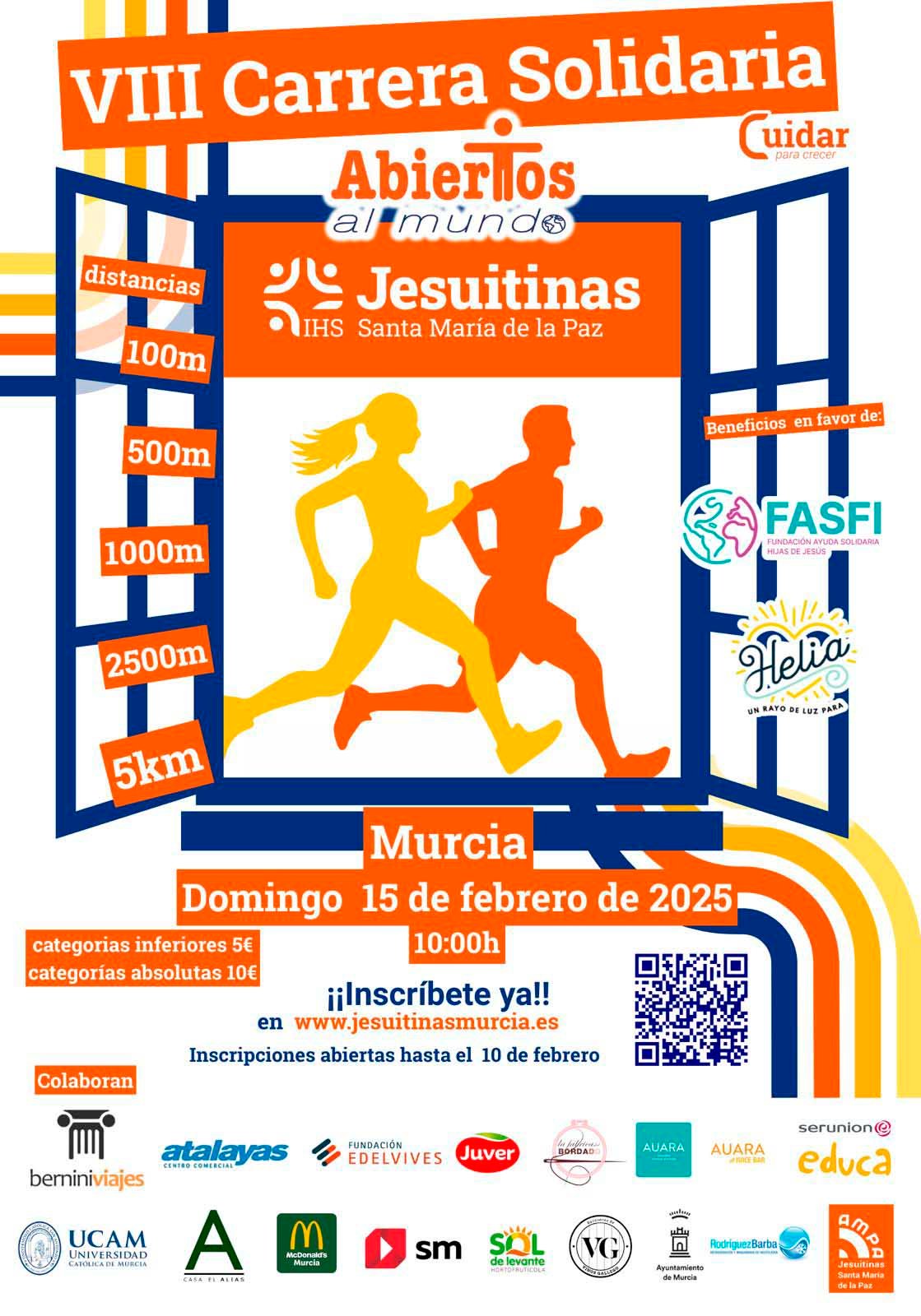 Cartel de Carrera Solidaria Jesuitinas
