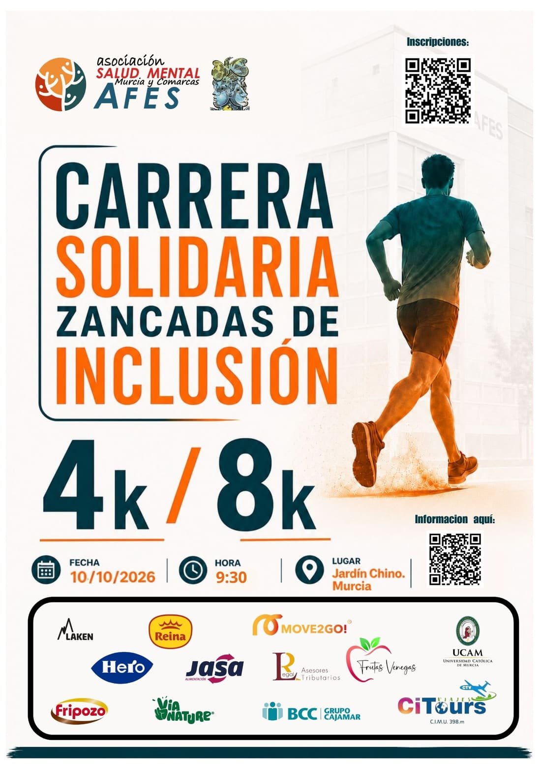 Cartel de III Carrera Solidaria Zancadas de Ilusión