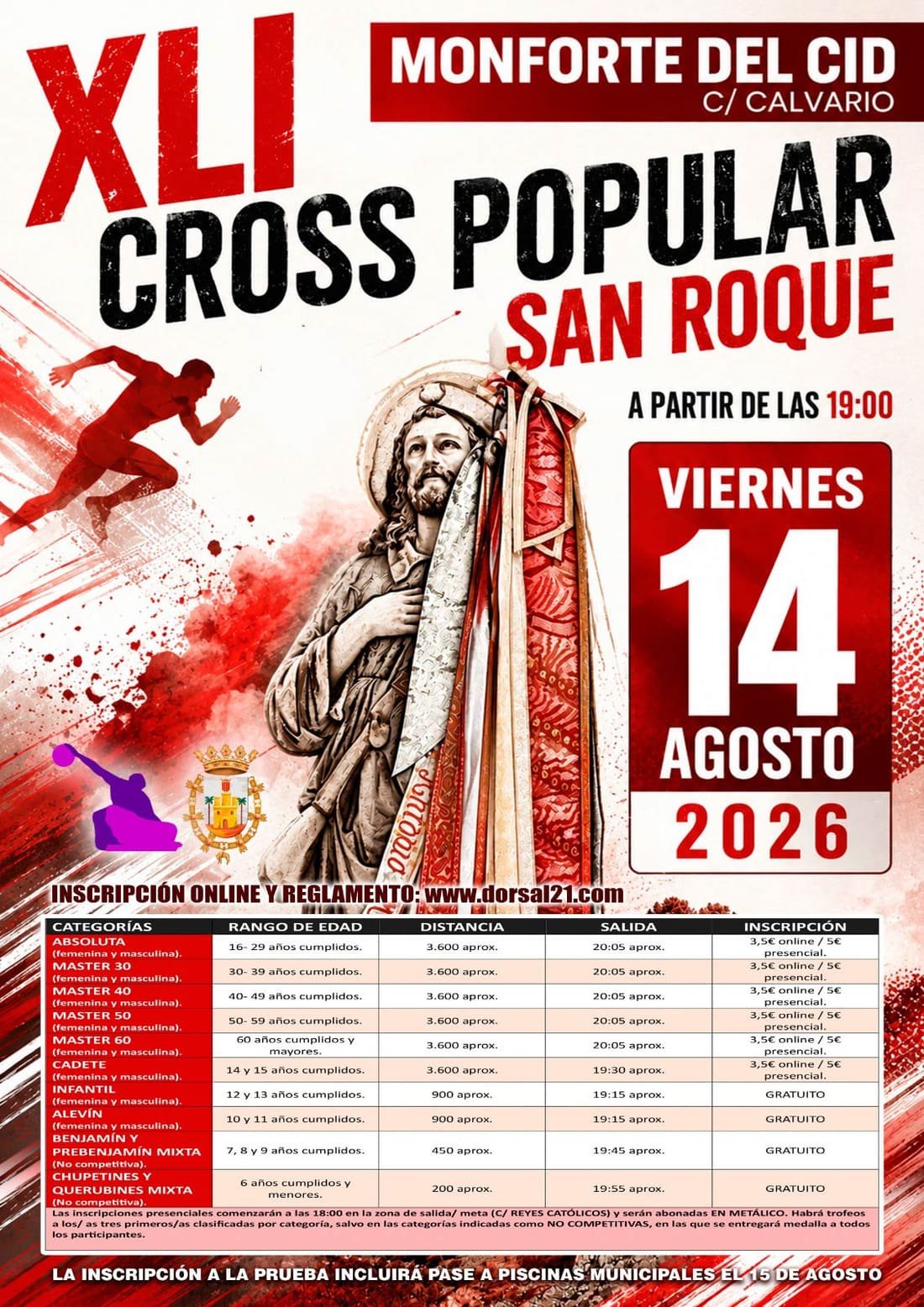 Cartel de Cross Popular San Roque