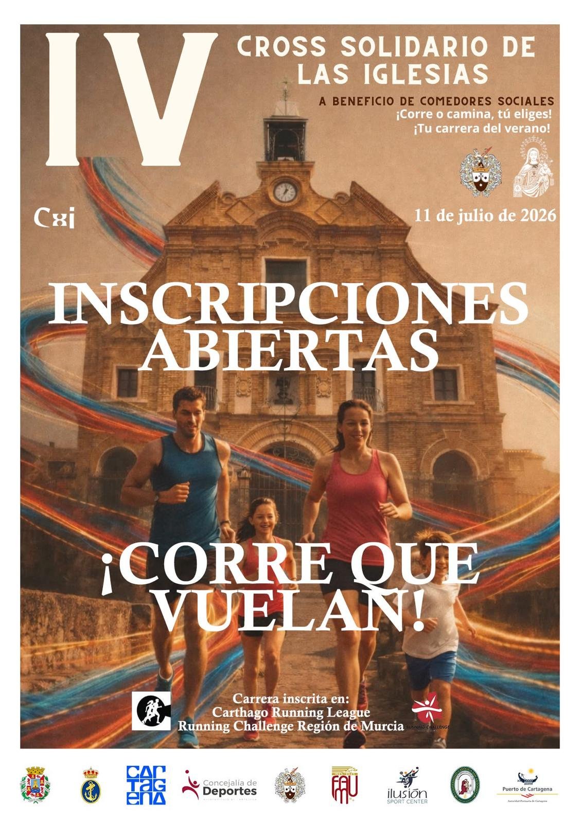 Cartel de Cross Solidario Virgen del Carmen