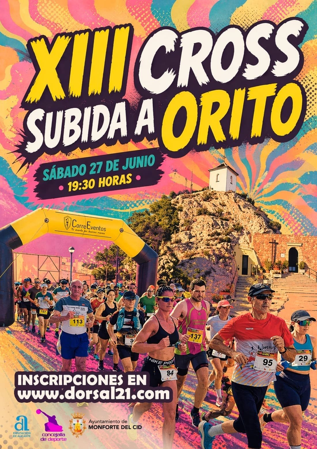 Cartel de Cross Subida a Orito