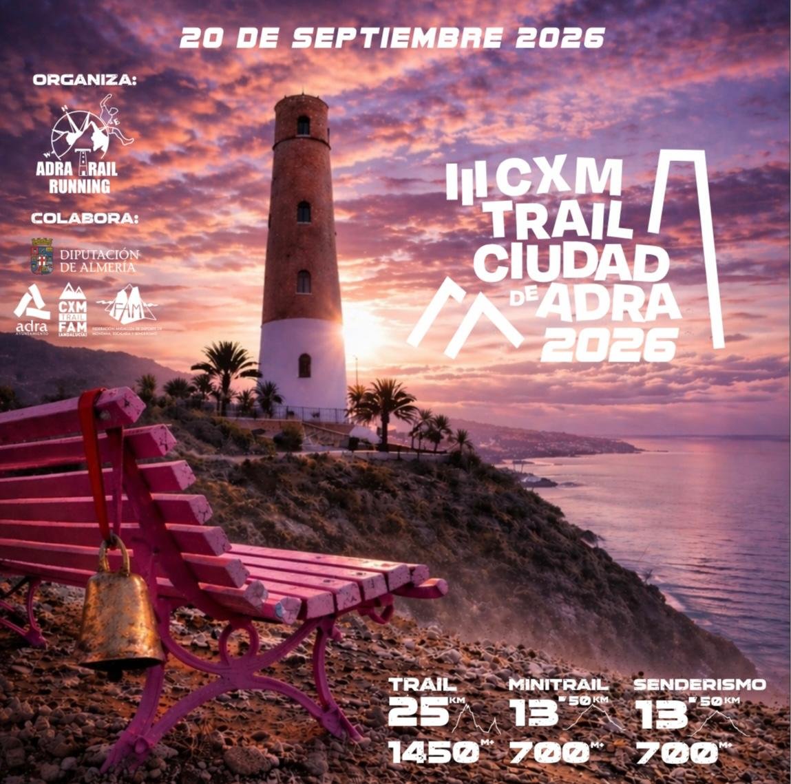 Cartel de CXM Trail Ciudad de Adra