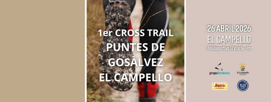 Cartel de I Cross Trail Puntes de Gosálvez