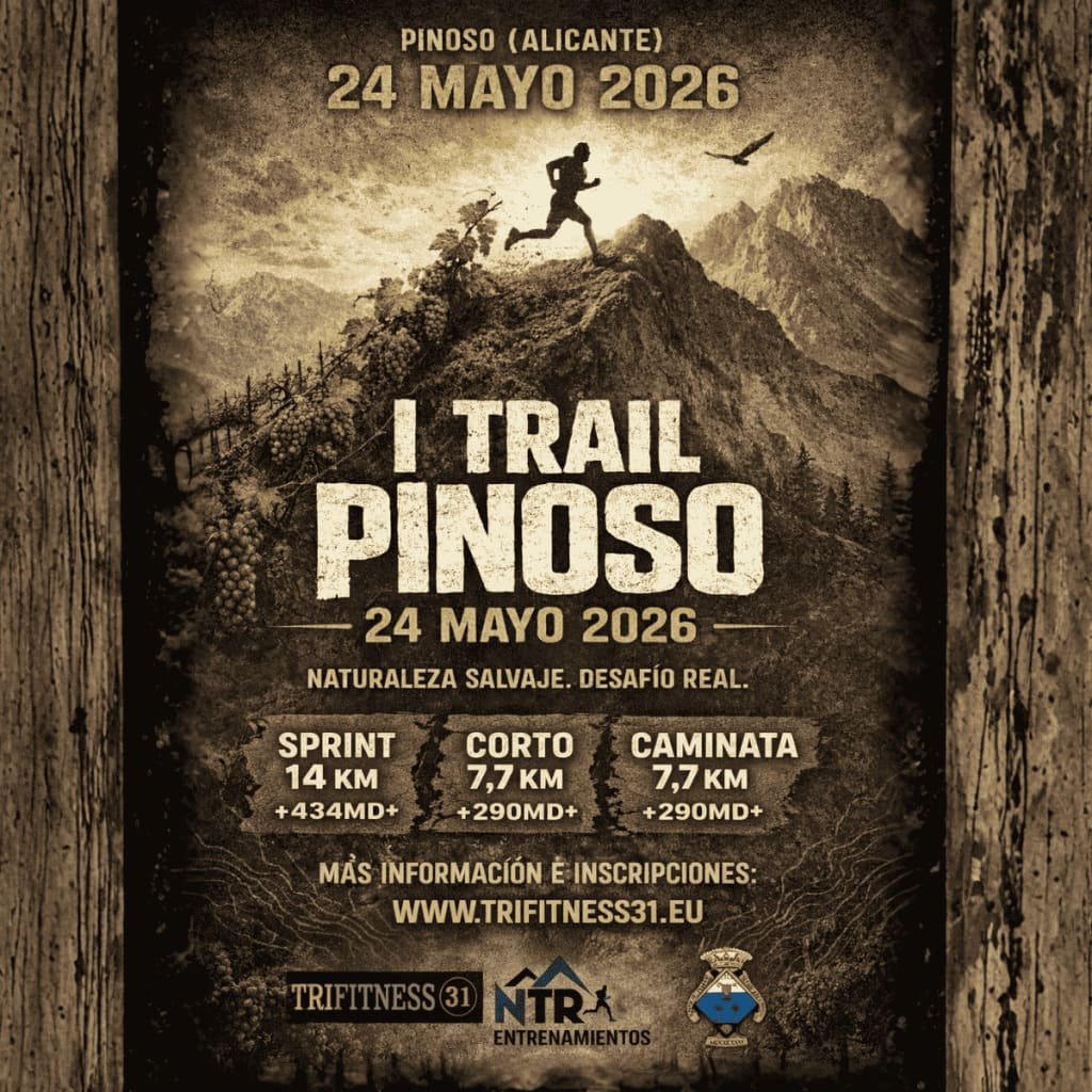 Cartel de I Trail Pinoso