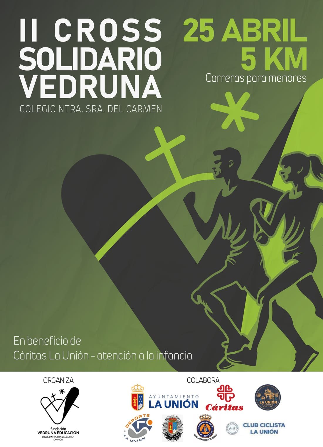 Cartel de II Cross Solidario Vedruna