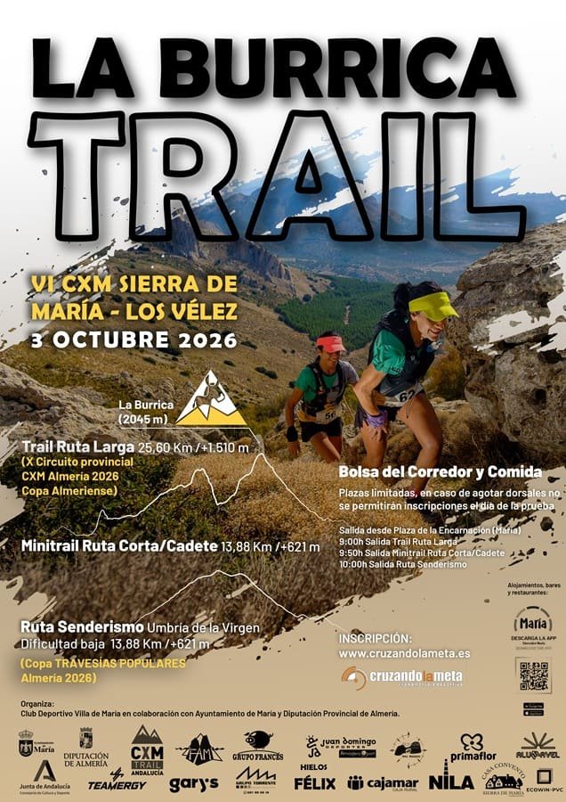 Cartel de VI La Burrica Trail