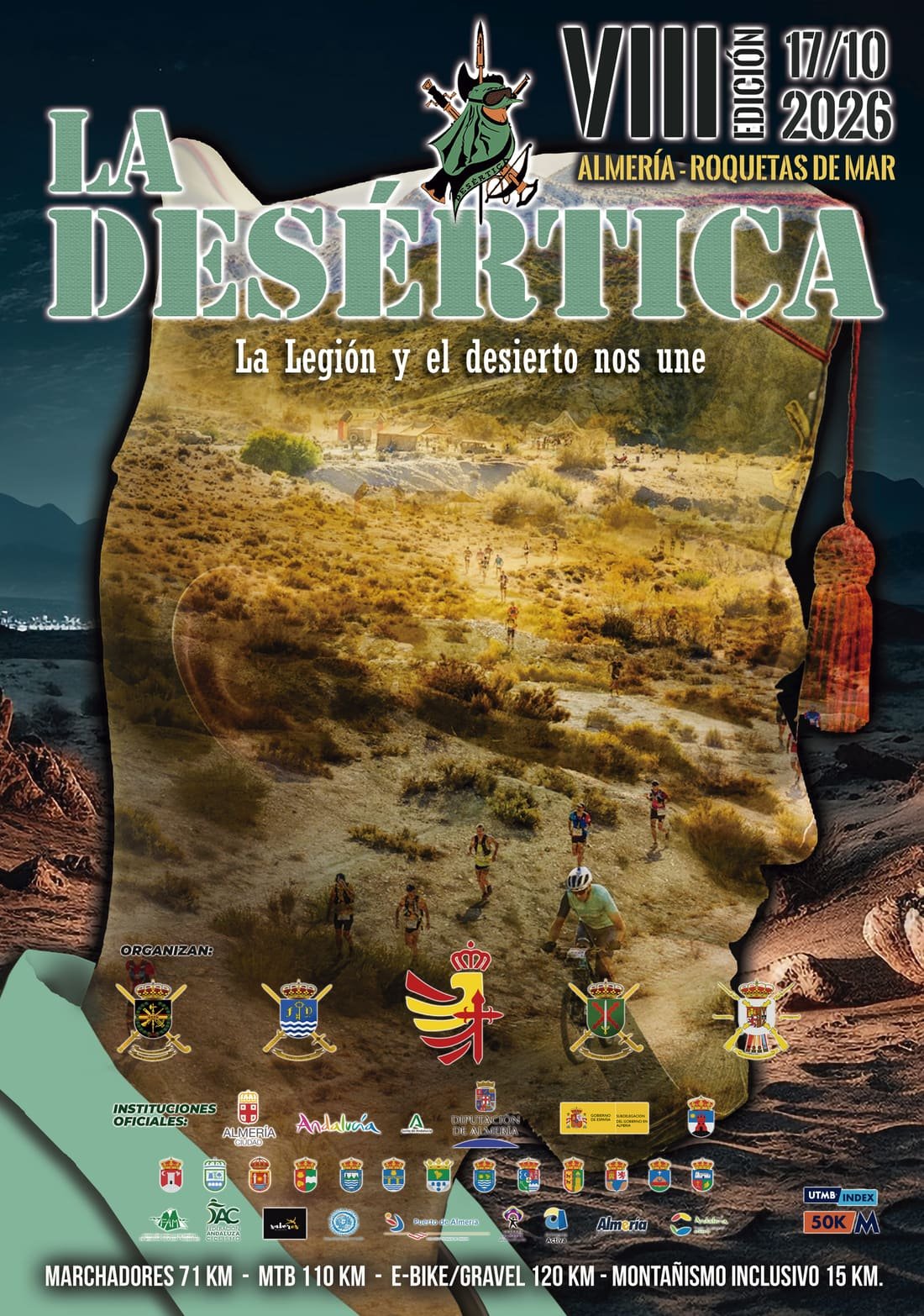 Cartel de La Desértica - Marcha Individual 71K