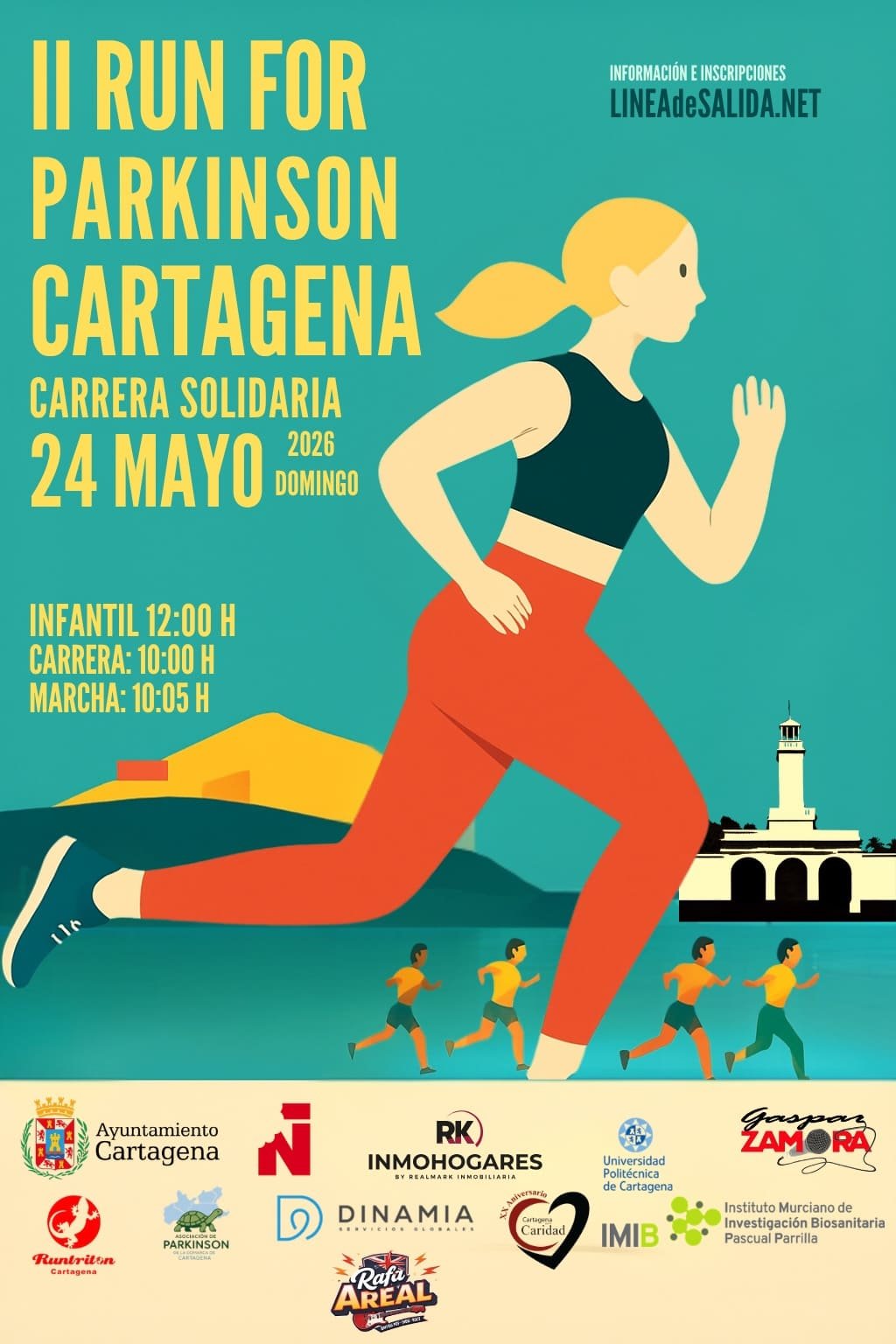 Cartel de Run for Parkinson Cartagena