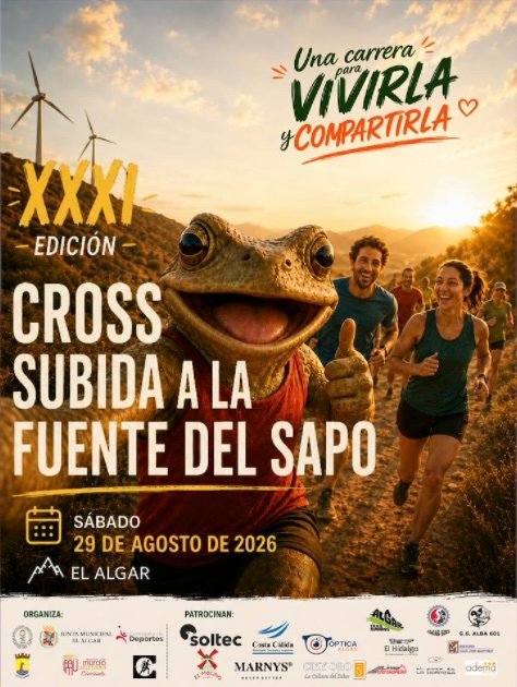 Cartel de Subida a la Fuente del Sapo