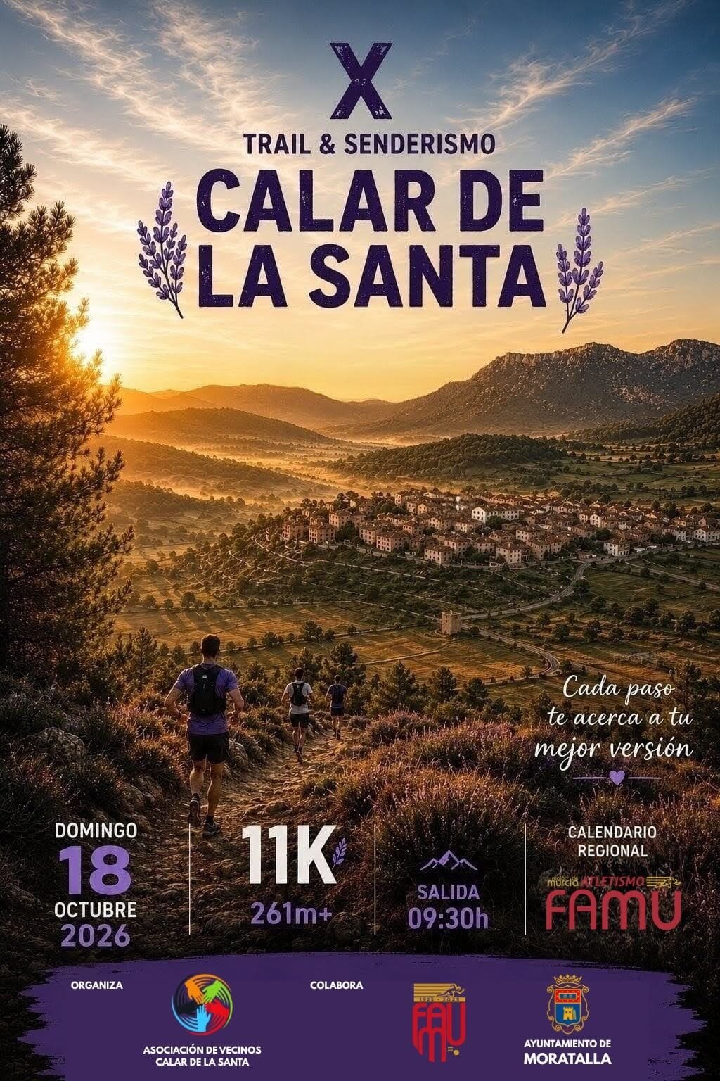 Cartel de X Trail de Calar de la Santa