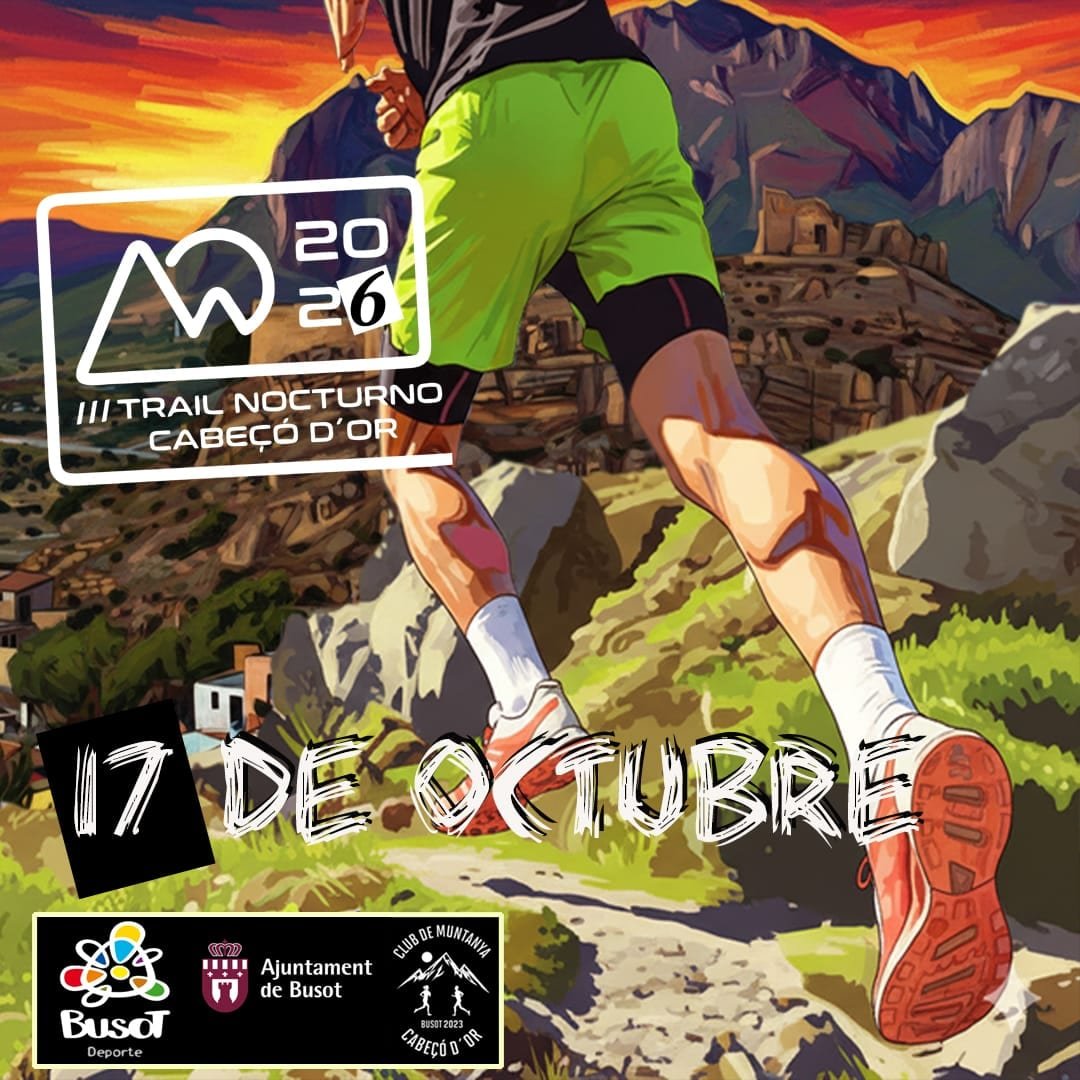 Cartel de III Trail Nocturno Cabeço d'Or