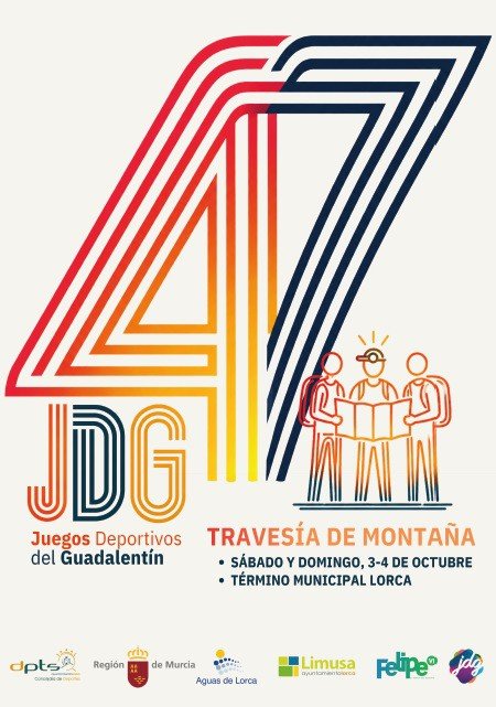 Cartel de 47ª Travesía Nocturna de Montaña (Juegos Deportivos del Guadalentín)