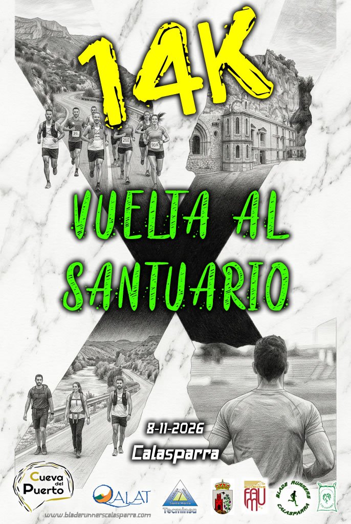 Cartel de X Vuelta al Santuario Virgen de la Esperanza