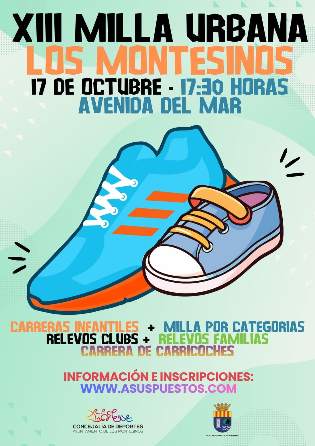 Cartel de XIII Milla Urbana Villa Los Montesinos