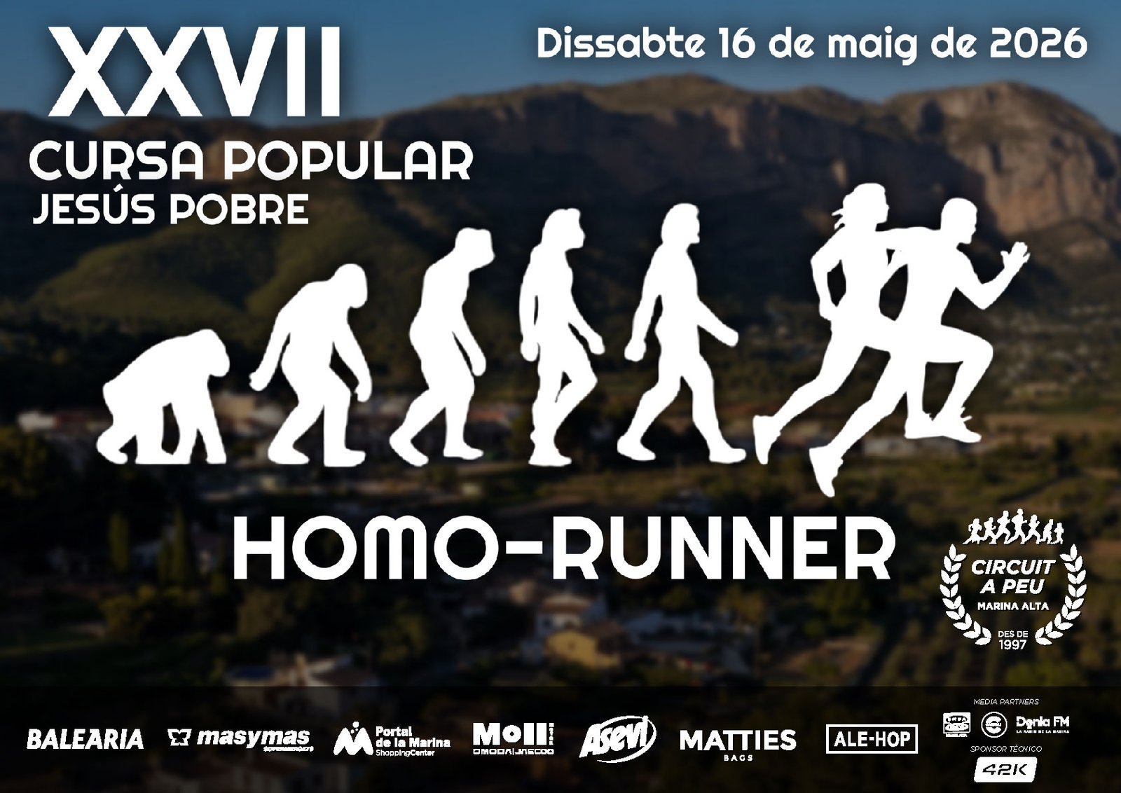 Cartel de XXVII Cursa Popular Jesús Pobre